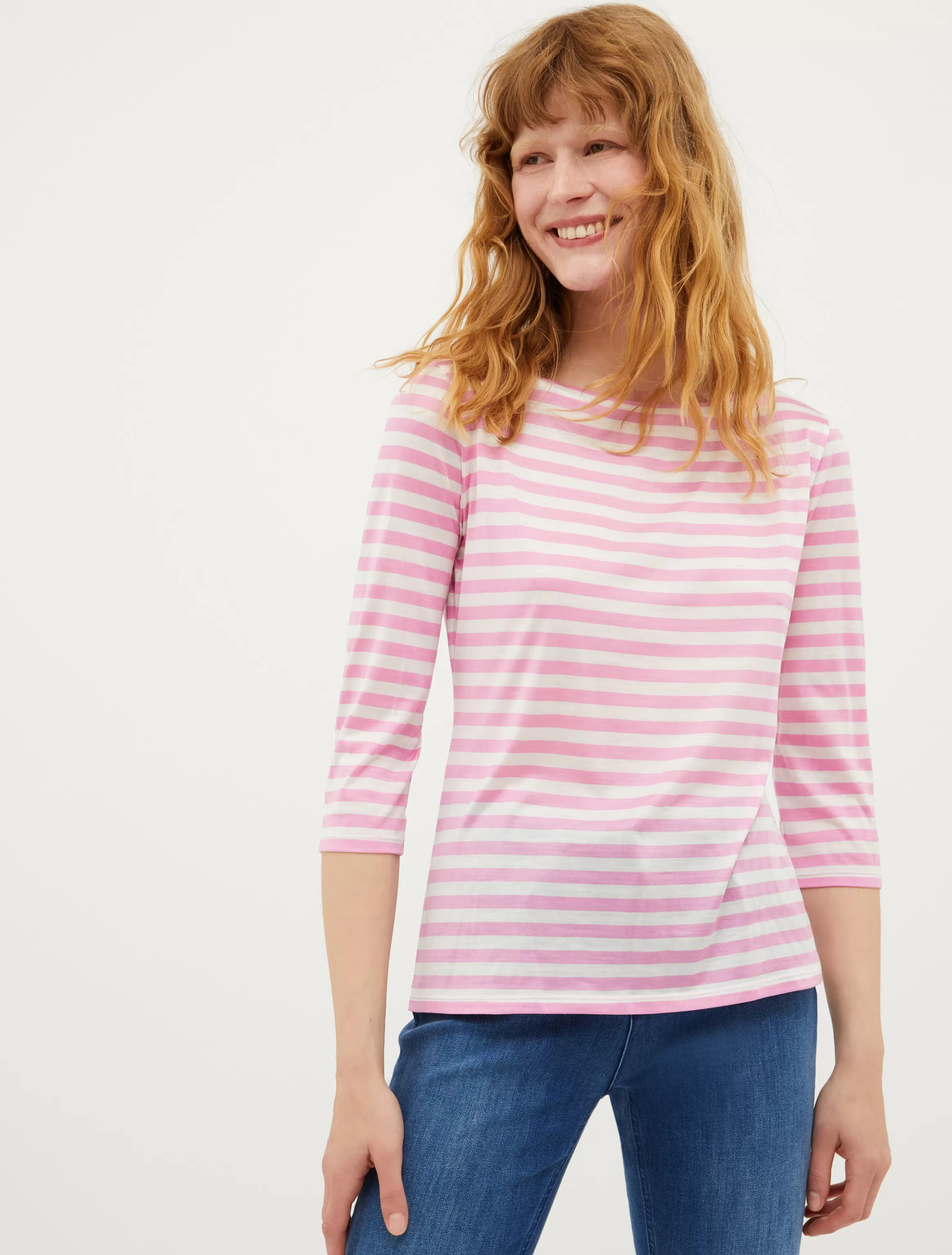 Striped silk-jersey T-shirt*Max&Co Cheap
